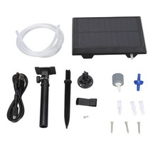 Pompe à Oxygène Pour Aquarium DC Charge 5V 1A Aérateur D'étang Solaire Avec 2.