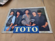 Programme TOTO tournée 1990 – Tour book original Past to Present vintage RARE !