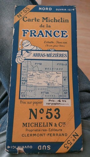 Carte michelin 53 - carte, n°53