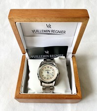 Montre Bracelet Homme VUILLEMIN REGNIER Tachymètre à Quartz - Fonctionne