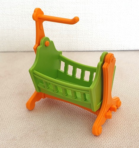 Playmobil lit bebe vert et - bebe,