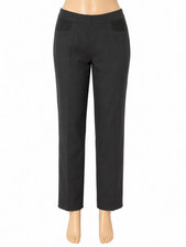 Pantalon femme noir coupe