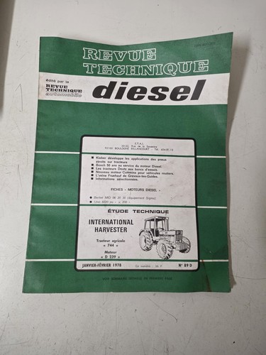 Revue technique tracteur - technique,