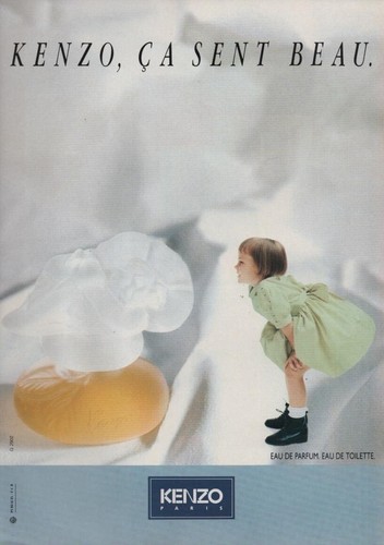 Publicité papier parfum - publicité,