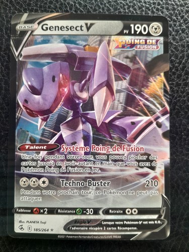 Carte pokémon genesect - carte, v
