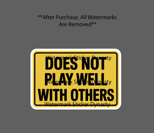 Does not play well - not,