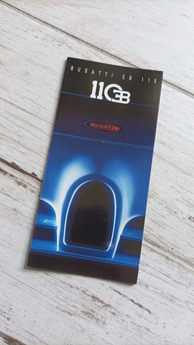 Prospectus brochure bugatti - /,