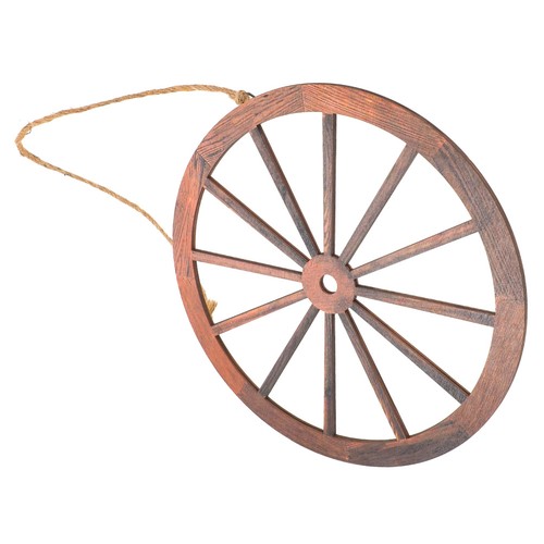 Décoration roue chariot - roue, en