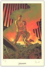 Ex-libris Alain Henriet Pandora Box Fantasmagories signé 16x24 cm