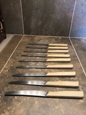 Vintage, série de couteaux manches Bakélite