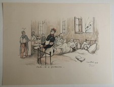 Francisque POULBOT 1879-1946 Lithographie "Porte le à Guillaume " 183/400