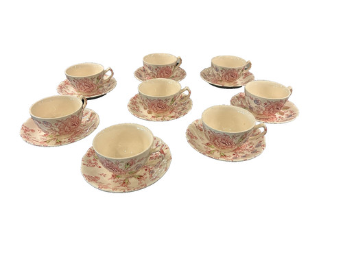 Johnson bros rose chintz tea - rose,