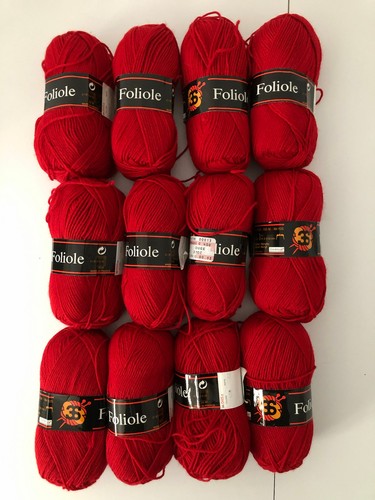 Lot pelotes laine à - 12,