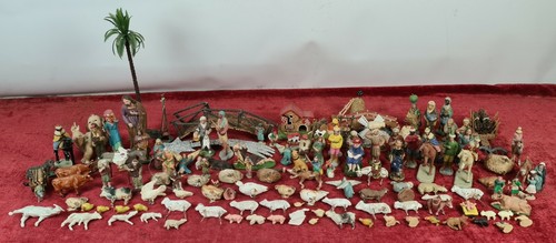 131 nativity figures - 131,