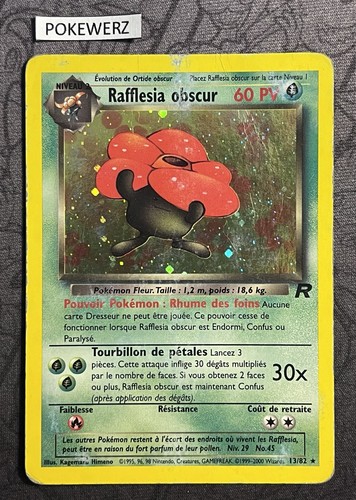 Carte pokemon rafflesia - rafflesia, obscur