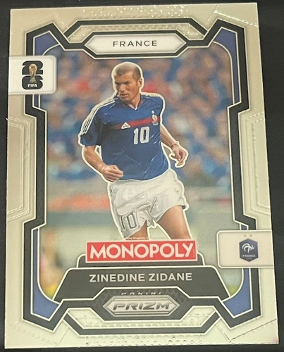 Panini zinedine zidane - zinedine, prizm
