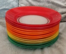 14 assiettes Duralex vintage