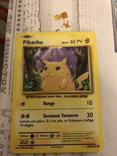 Carte pokémon pikachu - carte, set