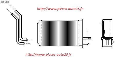 Radiateur chauffage 309 - chauffage, d