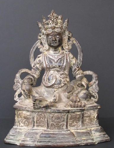 Ancien kubera bronze tibet - bronze,,