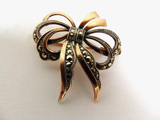 Broche  Art Déco plaqué Or
