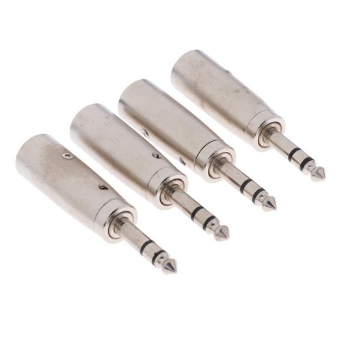 4pcs 6 35mm stéréo - 4pcs, "6.35mm