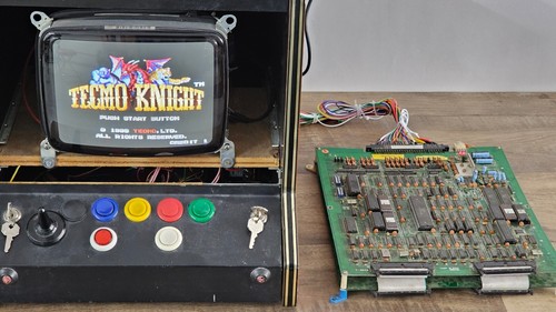 Tecmo knight pcb arcade - tecmo,