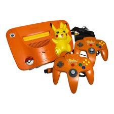 NINTENDO64 N64 Pokemon Pikachu Limited Orange avec 2 manettes JAPON testé fon...