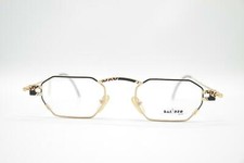 Vintage Bajazzo New-X Or Noir Marron Équilateral Lunettes Monture NOS