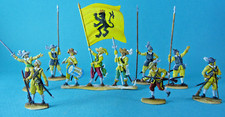 Plats d'étain - Zinnfiguren - Flat Tin : Guerre de 30 ans lansquenets allemands