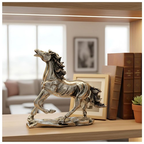 Statue cheval course en - statue,