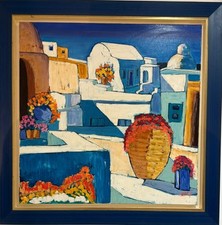 Grand Tableaux Ghislaine CAPRIN Mykonos îles Grecque
