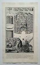 PIRANESI Giovanni Battista-[Divers fragments ornementaux].c.1753.