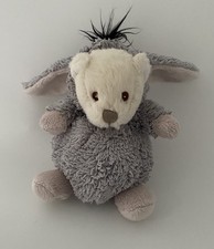 5665?15cm Doudou Peluche BUKOWSKI Ours Déguisé En Âne Bourriquet Gris Beige