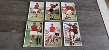 LOT  DE  6  CARTES  / MIROIR SPRINT FOOTBALL/ DIFFERENTES / STADE  DE REIMS 