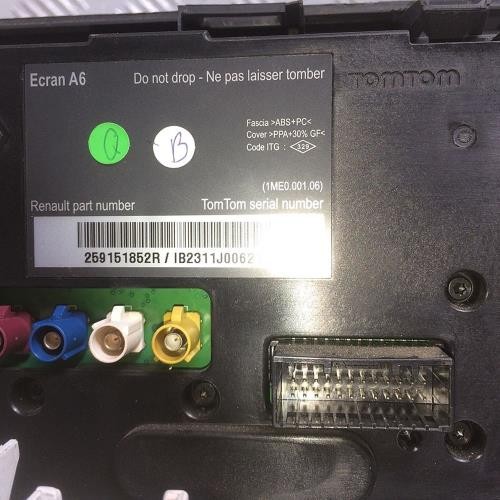 Ecran gps renault clio - ecran,