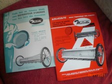  2 PROSPECTUS  PUBLICITAIRES  DISTRIBUTEURS  D'ENGRAIS  A   ASSIETTES   MELOTTE