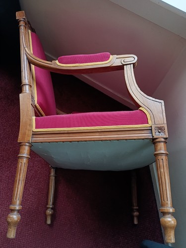 Fauteuil aspect louis xvi ou - d'aspect,