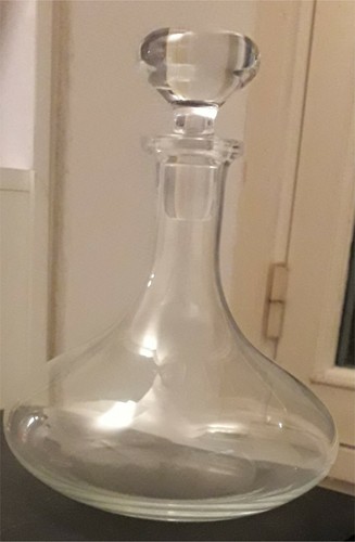 Carafe verre hauteur 23 - :,