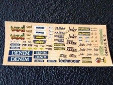 F.D.S. Automodelli N°19 Décalcomanie Decal  1/43 Logos Dakar Rally VSD Jules