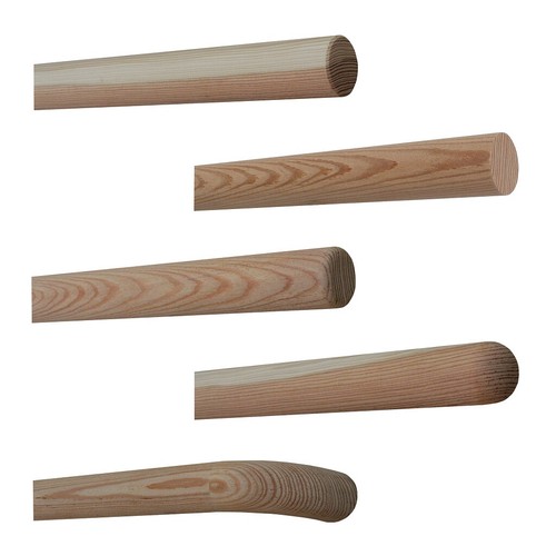 Mélèze rampe balustrade brut - rampe,