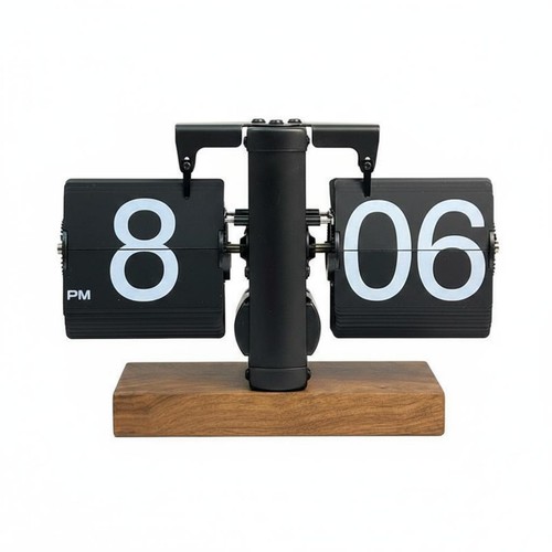 Horloge mécanique volets - à,