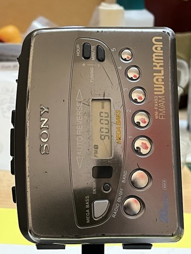 Sony portable radio cassette - sony,