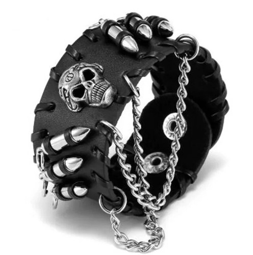 Bracelet tête mort crâne - bracelet, de
