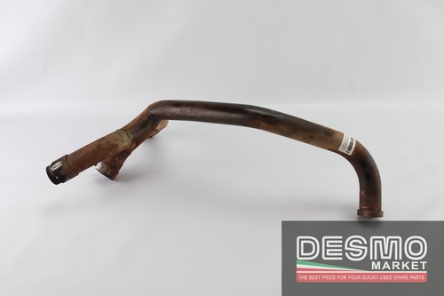Horizontal exhaust collector