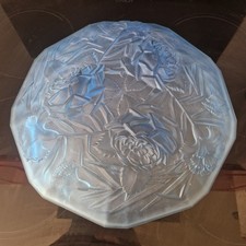 COUPE A FRUITS ART DÉCO BLEUE