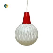 Suspension vintage 70 en verre