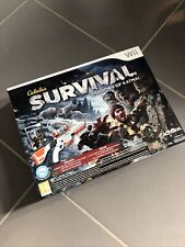 NEUF NEW cabela’s survival shadows of katmai+ 1 gun pistolet fusil nintendo WII