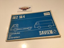 Saviem SG2 SG4 essence manuel conduite et entretien