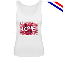 Débardeur 100% coton bio | Love | Je T'Aime